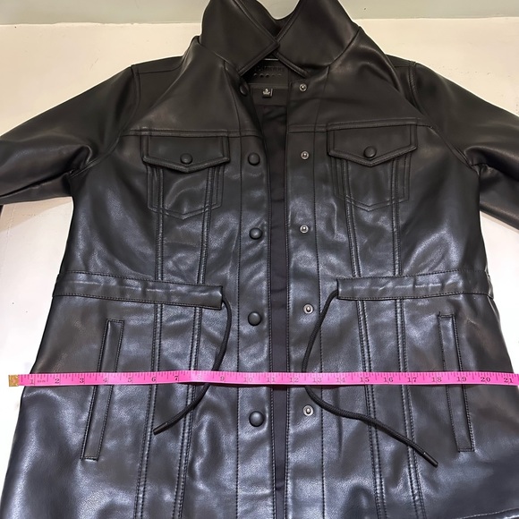 Blank NYC Black Leather Jacket Size Small - Picture 10 of 11
